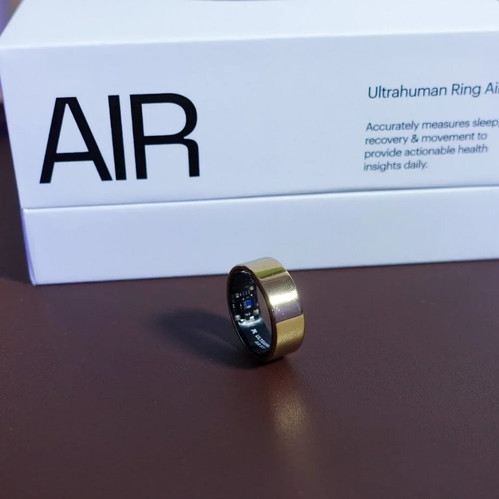 Ultrahuman AIR Ring size 7 in Bionic Gold